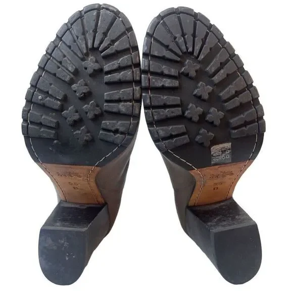 Coach Chelsea Boot Odelle Leather Tan Stretch Ankle Pull On 5.5 - Picture 9 of 10